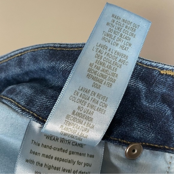 Good American Good Straight High Rise Jeans Blue407 - Picture 6 of 8